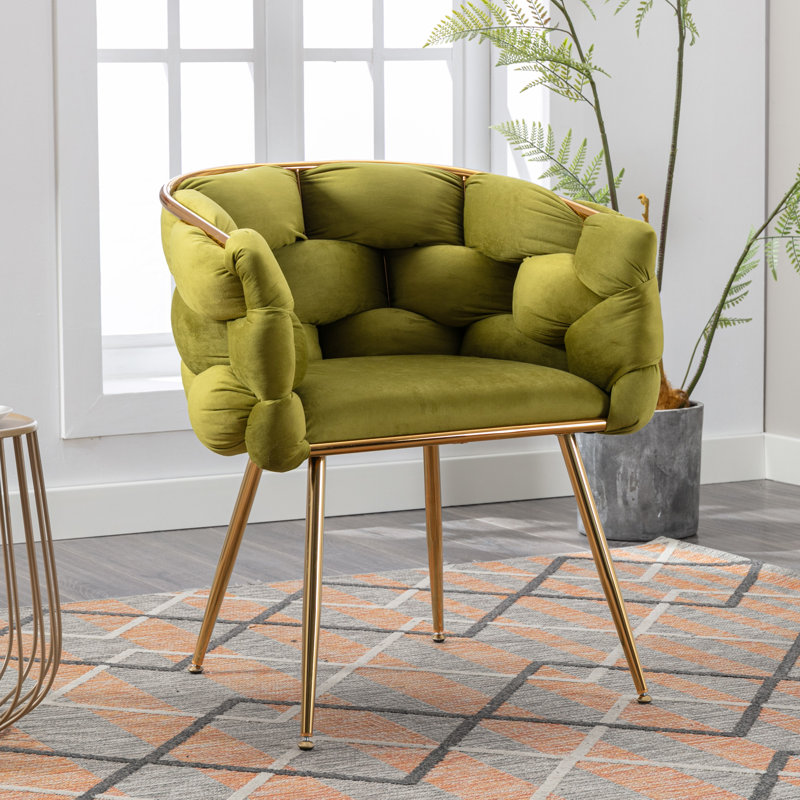 Vladanka 28.7'' Velvet Sofa, Olive Green Velvet
