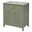 Ensemble de meuble-lavabo avec lavabo en céramique
