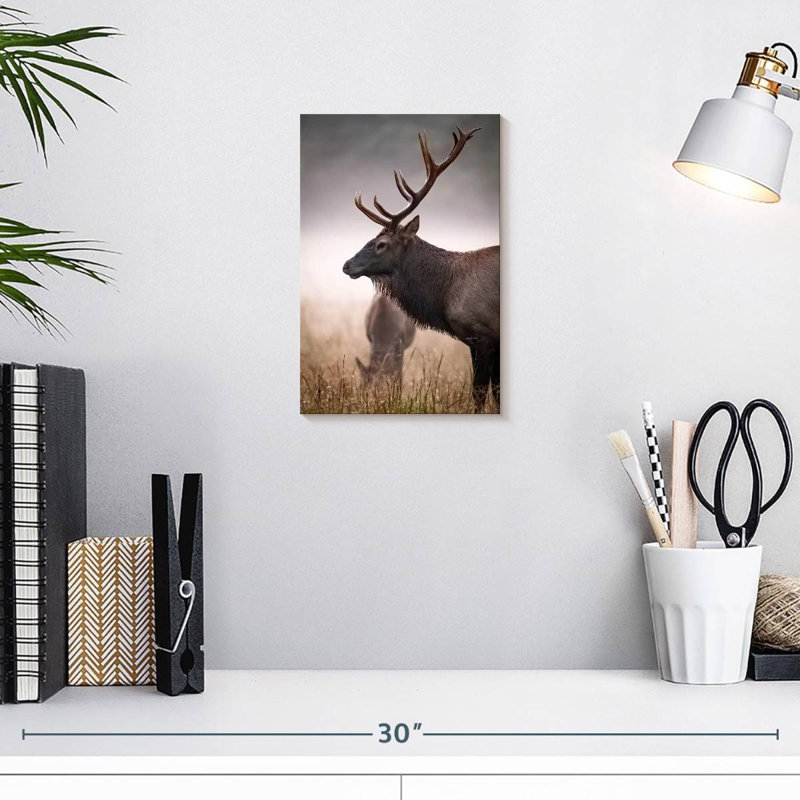 Brampt Mighty Bull Elk, 12" H x 8" W