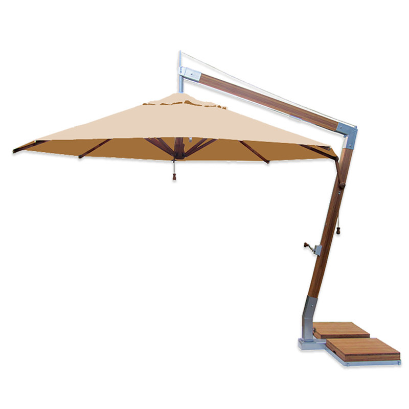 Yadira 350cm Cantilever Parasol, Harvest wheat