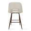 Tabouret de comptoir rembourré H 26 po Berneta-1186250876-1112665472