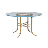 Trouvé Round Glass Dining Table