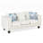 Garcial 90" Chenille Square Arm Sofa