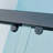 44-48"W X 75"H Double Sliding Shower Door, Aluminium Alloy Frame In Matte Black, 5/16" (8Mm) Thick Tempered Clear Glass