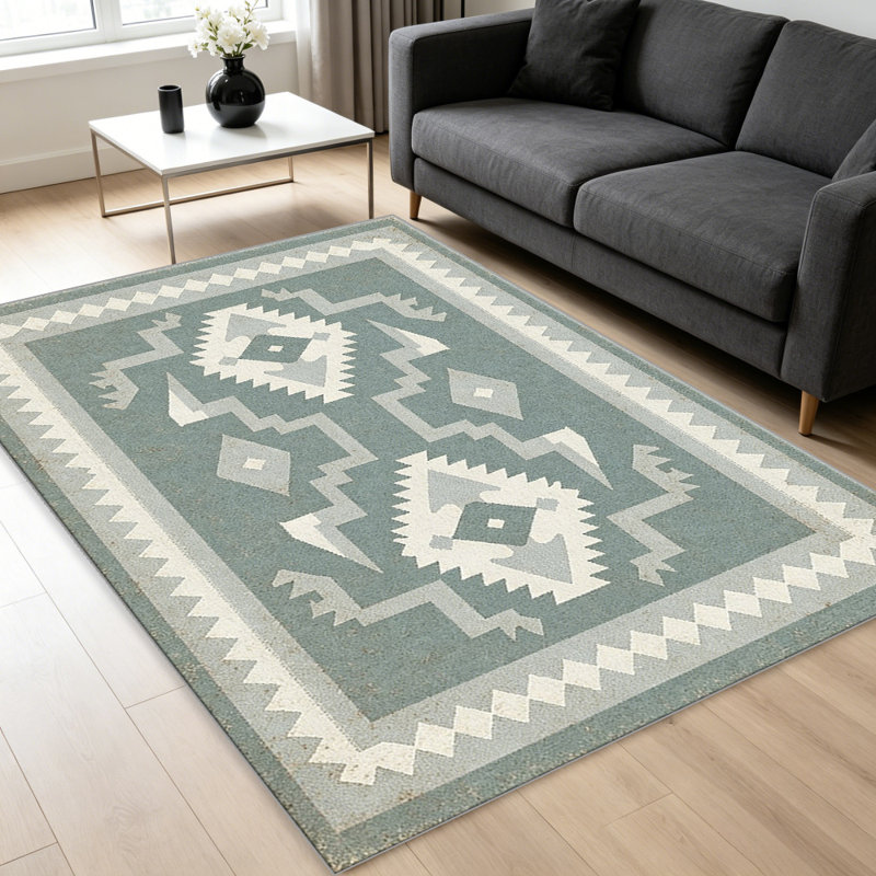 Sage Kilim Rug carpet-easy to clean, machine-washable, soft and comfortable; suitable for door mats, kitchens, living rooms, bedrooms, corridors, and laundry areas. Easy to clean, durable carpet for home decoration.