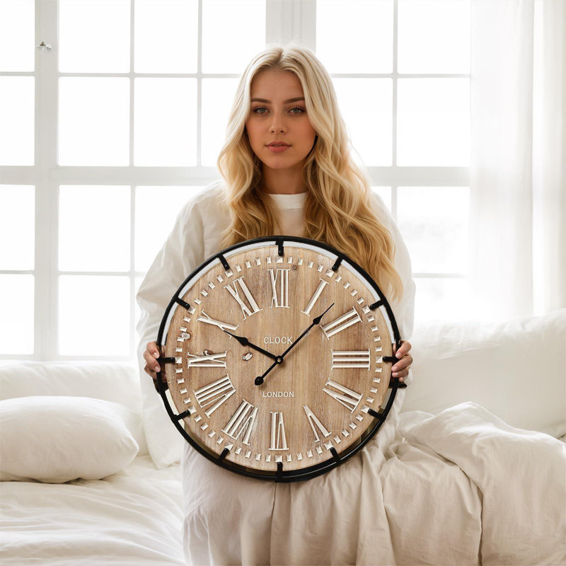 Horloge murale 20 pouces Grand Farmhouse