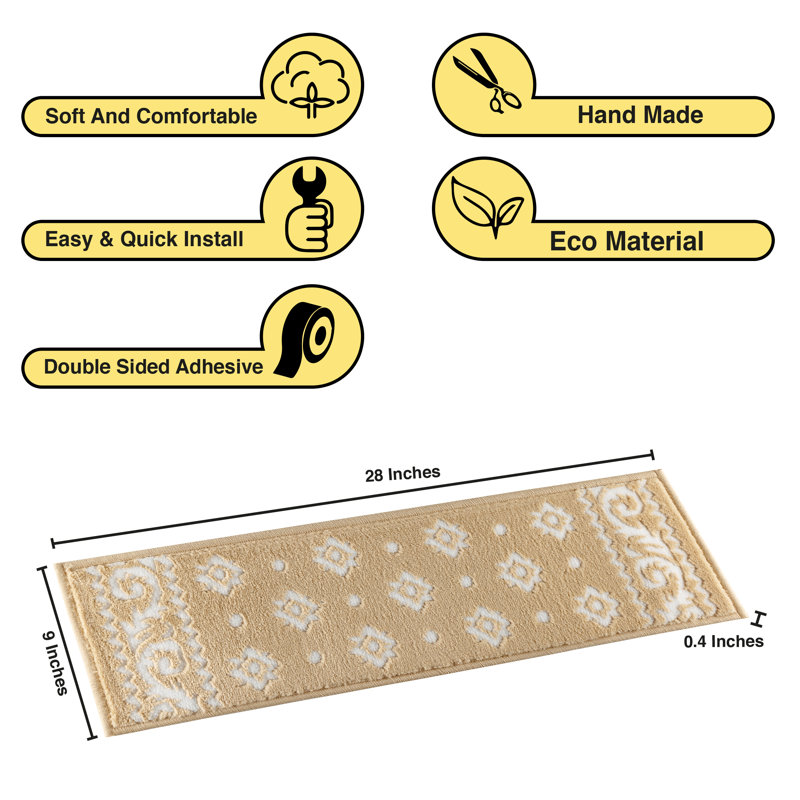 Tapis d'escalier, Beige