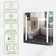 30 Inch H Recessed or Surface LED Mirror Cabinet With Defogger And Adjustable Shelves