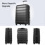 Ensemble de valise à roulettes 3 pièces avec serrure TSA 20 "24" 28 "En stock