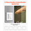 Plaques murales pour interrupteurs à bascule, cache-prises décoratifs doubles, format standard 11,6 cm L x 11,5 cm H, plaque frontale incassable en polycarbonate thermoplastique pour prises et interrupteurs (paquet de 5, blanc)
