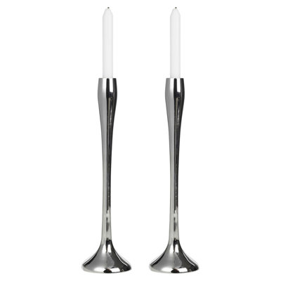 2 Piece Metal Tabletop Candelabra Set