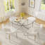  Round Glass Pedestal Dining Set-513883905-513286079-513286076