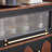 Nut-brown+Black Solid Wood+Glass Display Cases