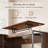 L Shaped Desk With Lift Top, Power Outlets, 3 Fluted Design Drawers, Storage Shelves,CPU Stand-376444487