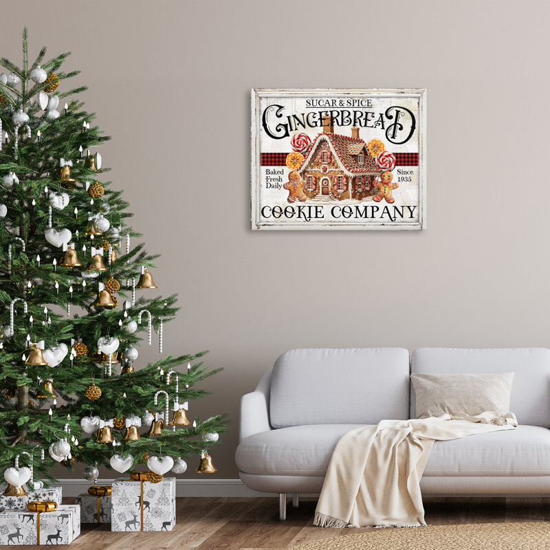 Art mural sur toile Gingerbread, H 30 po x l 40 po