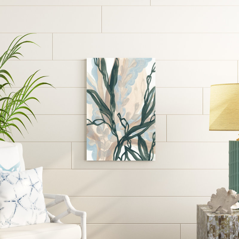 Seaweed Drift I by June Erica Vess - Wrapped Canvas Painting, 30" H x 20" W