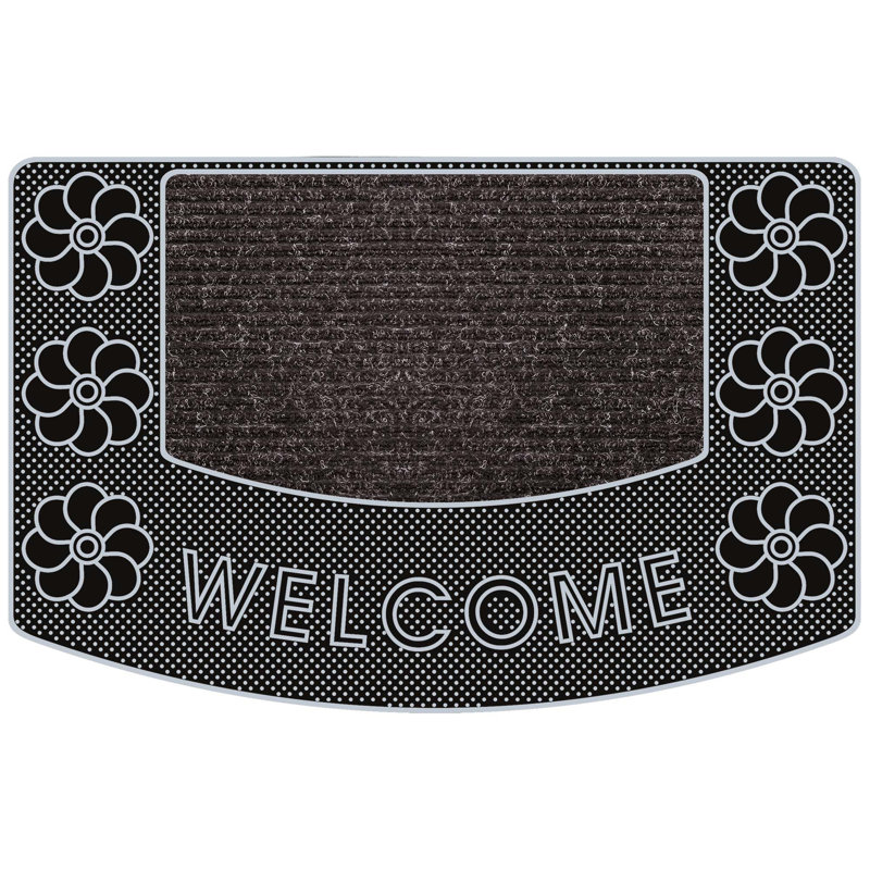 Amilya Violet Flower Doormat