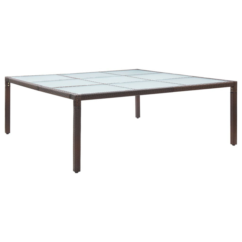 Palliser Rectangular Outdoor Dining Table , 200cm cm W 200cm cm D, Brown