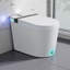 Toilette moderne et intelligente avec siège de bidet, ouverture / fermeture automatique, siège chauffant, modes multi-nettoyage, capteur de pied
