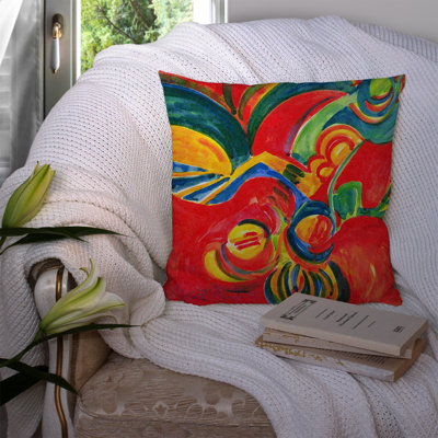 Abstract Outdoor Throw Pillow