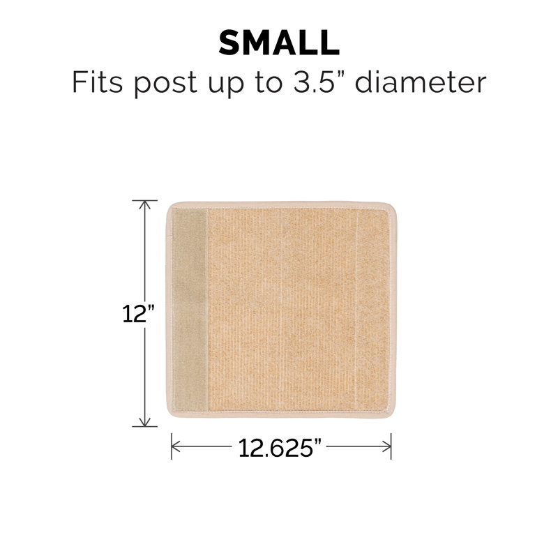 Replacement Scratching Post Cover Carpet, Cream, Small