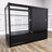 Black Aluminum Showcase Full Vision 48 Inch Frame Shelf Retail Store Display Cabinet