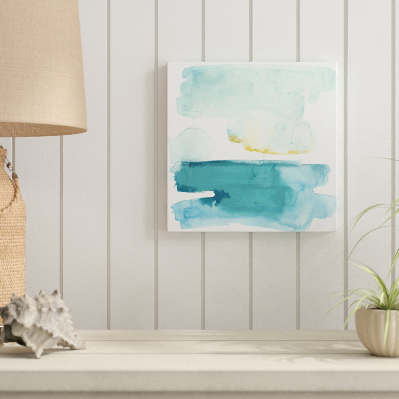 «Liquid Shoreline VII», peinture sur toile, H 12 po x l 12 po