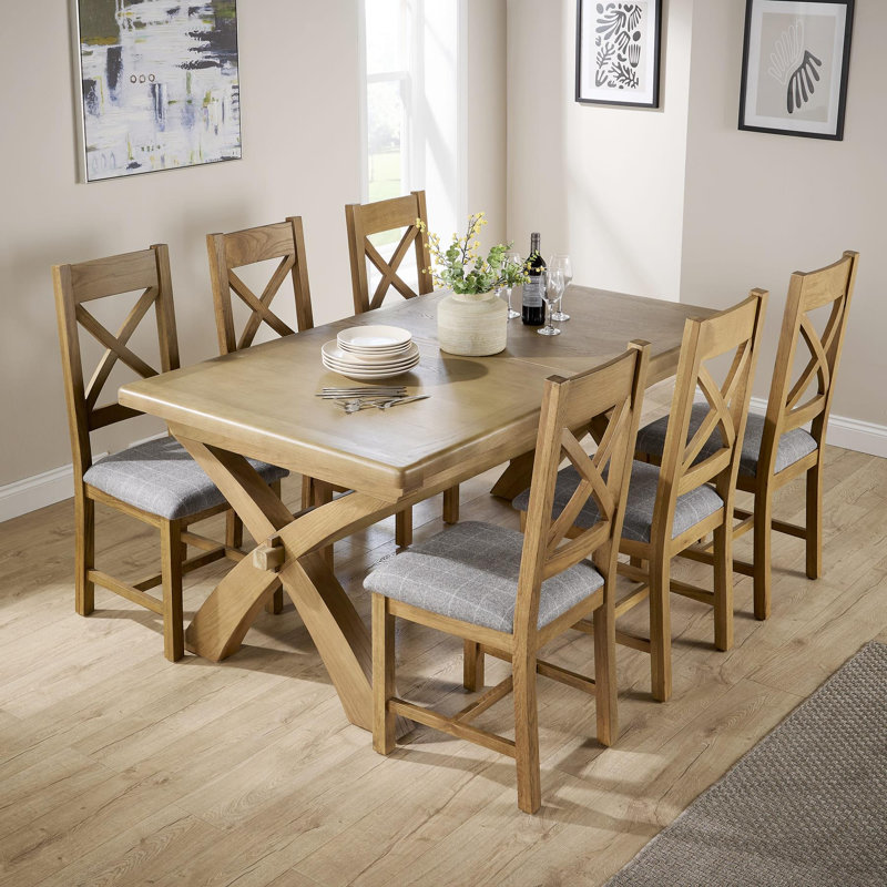 Butterfly Extending Leaf Dining Set, 1.8m - 2.3m