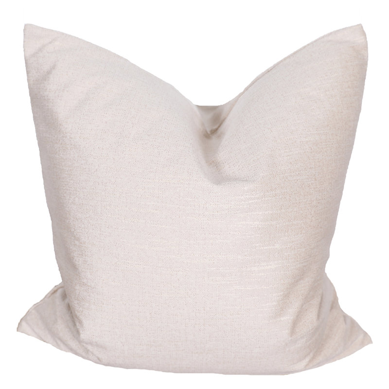 Feather Reversible Throw Pillow, Sand