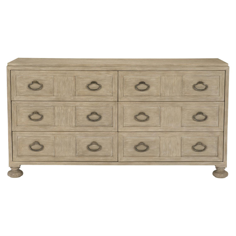 Santa Barbara 6 Drawer Double Dresser