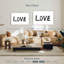 Plaque murale Kema Love BW