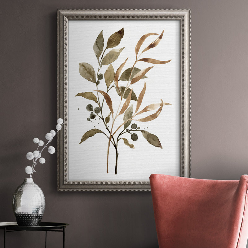 «Preserve Autumn Leaves II», peinture sur toile encadrée, L 18 po x H 27 po
