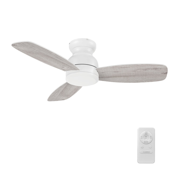 44" Deshonte 3 - Blade DC Motor Ceiling Fan with Remote Control