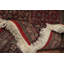 Tapis à motif oriental géométrique rouge foncé Bold 8 x 10