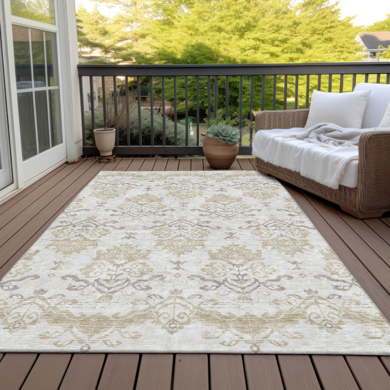  Tapis de porte d'extérieur antidérapant Lummus, Rectangle 9 pi x 12 pi