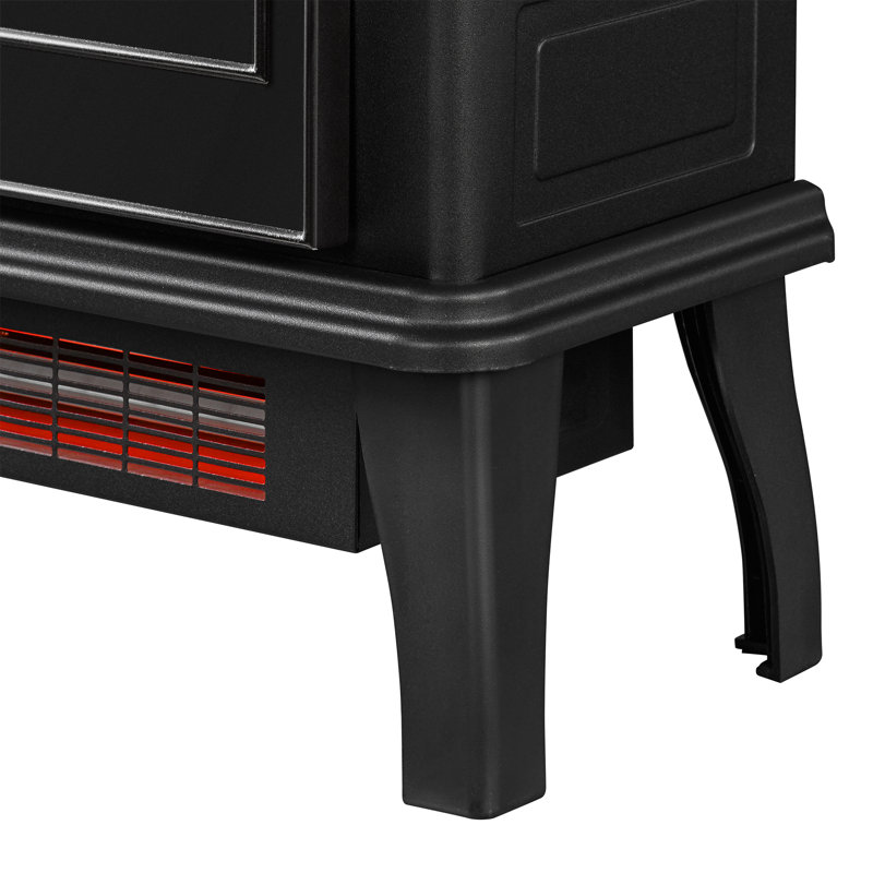 Plessis 17.5'' W Electric Stove with 5200 BTU, Black