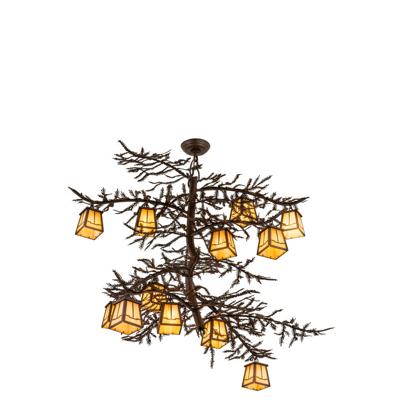 Amaliya 12 - Light Dimmable Tiered Chandelier