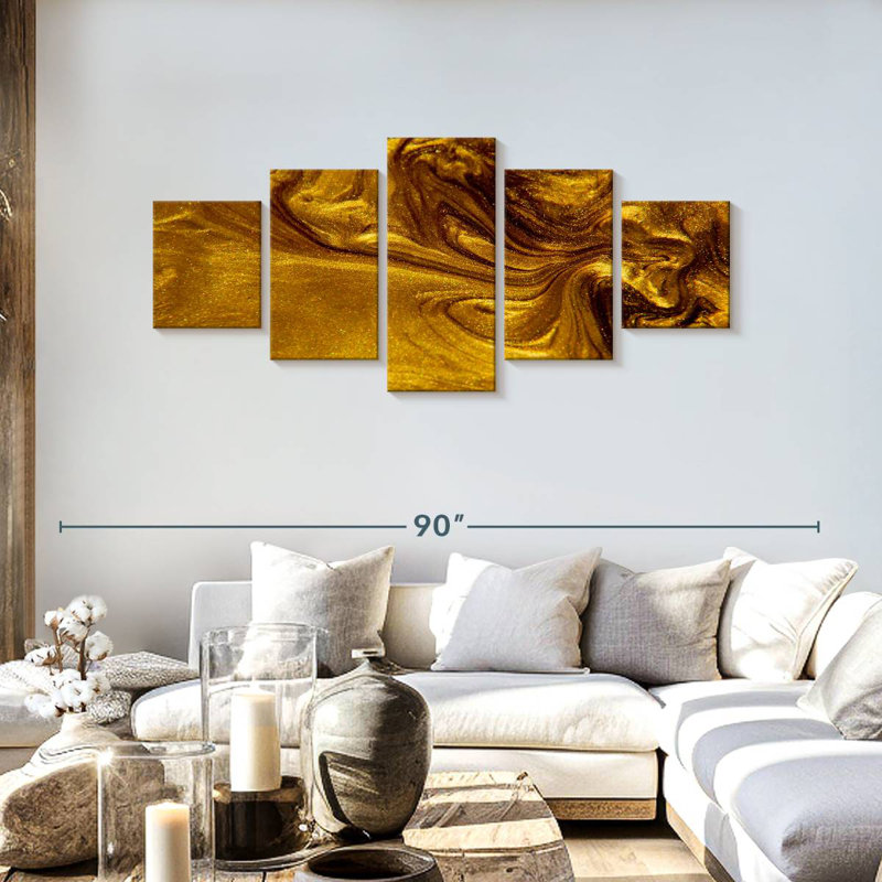 Or liquide, H 30 po x l 68 po