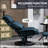 Luxurious Massage Recliner Chair With Footstool, 360° Swivel And Adjustable Backrest For Ultimate Comfort And Relaxation.-2110103490