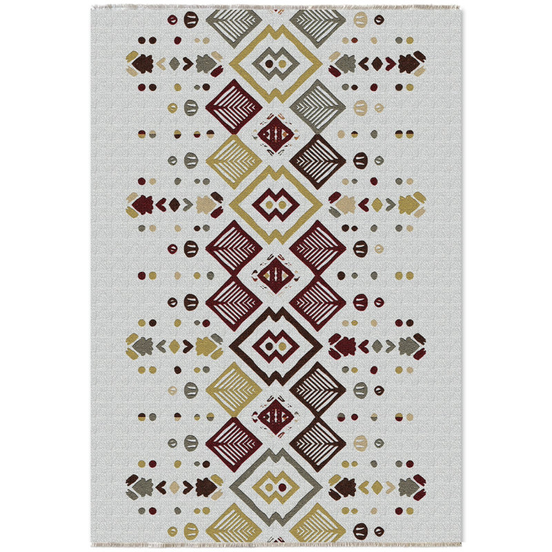 Tapis Zyir avec envers antidérapant, Rectangle 4 pi x 7 pi 3 po