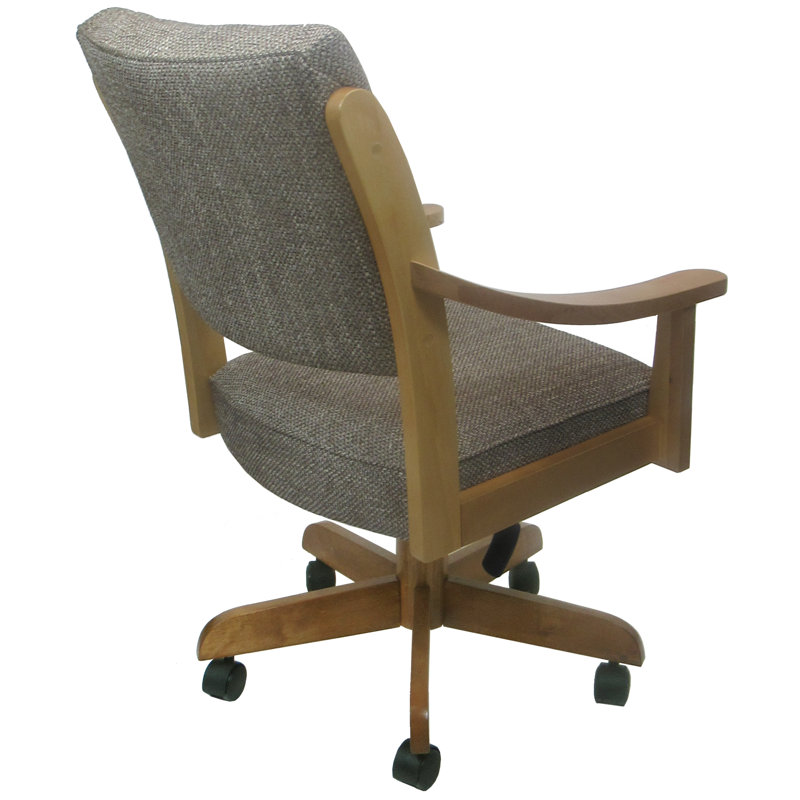 Chaise de salle à manger avec accoudoirs Quionna, Naturel