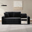 Canapé modulaire rembourré avec accoudoirs de rangement et console centrale pour salon Modern-133590507-133000125
