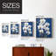 Reproduction encadrée FLORAL Series CLXV III - bois massif-703256380