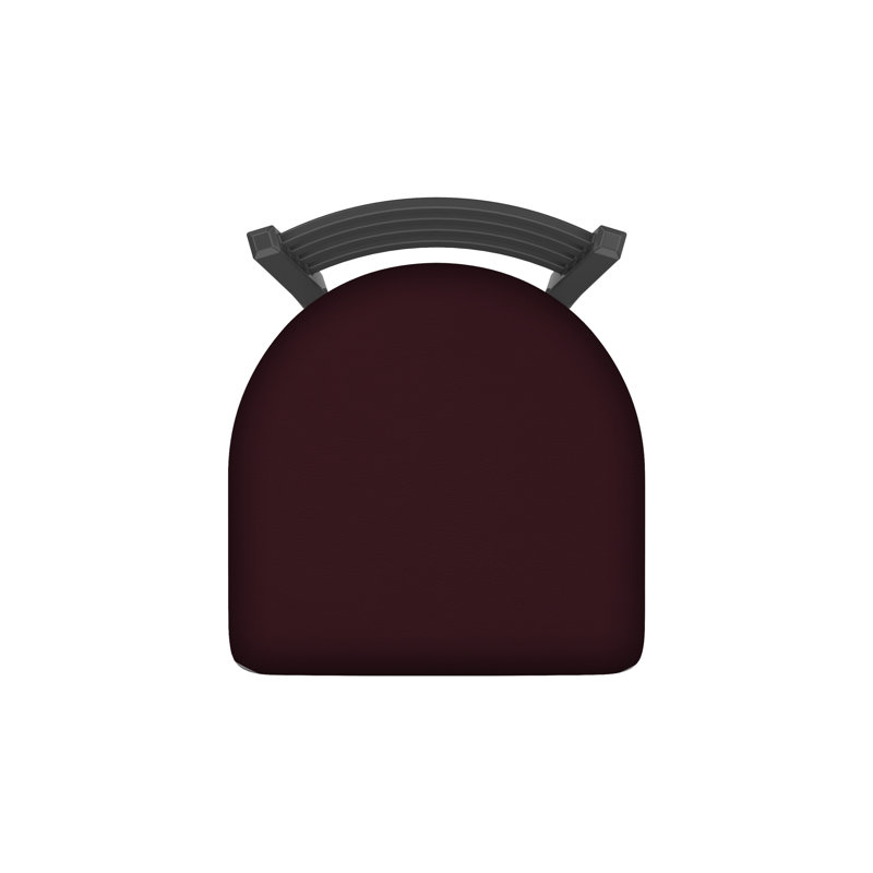 400 Jackie Chair, Pewter, Vinyl-Canter Bordeaux