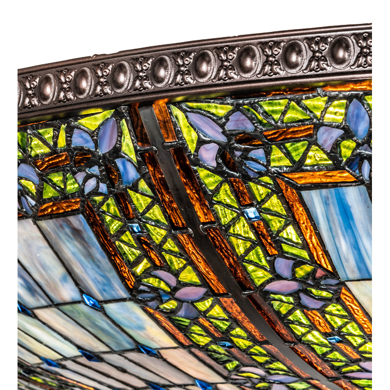 Fleur-de-lis 6 - Light Semi Flush Mount