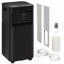 Climatiseur portatif 8 000 BTU pour une pièce jusqu'à 344 pieds carrés Pi., AC portable avec ventilateur, ventilation, mode veille, télécommande, minuterie 24H