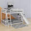 Lit superposé double sur double avec glissière et tablettes-189125503