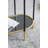 Metal Console Table, Mirrored Shelf