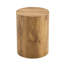 Table d'appoint ronde en bois avec conception cylindrique