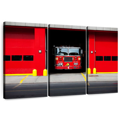 Lilie Stationed Fire Truck